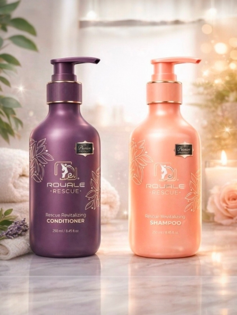 Royale Rescue Luxury Shampoo And Conditioner Bundle Premium Salon Brand $150 Val - Picture 7 of 7